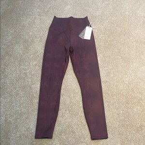 Z Supply Purple Snake Print Leggings NWT
